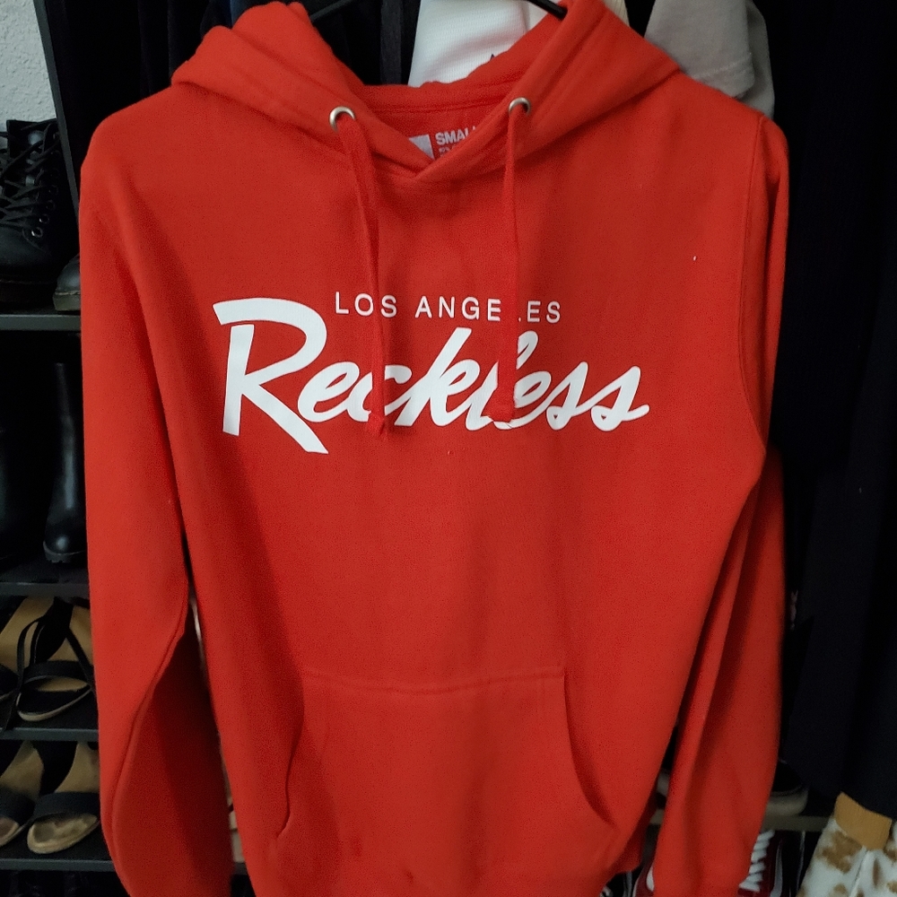 Los Angeles Reckless Red Hoodie Sweater - Women's